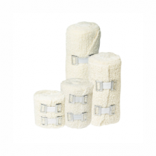 Crepe Bandage - 50mm x 4.5m with 2 metal clips